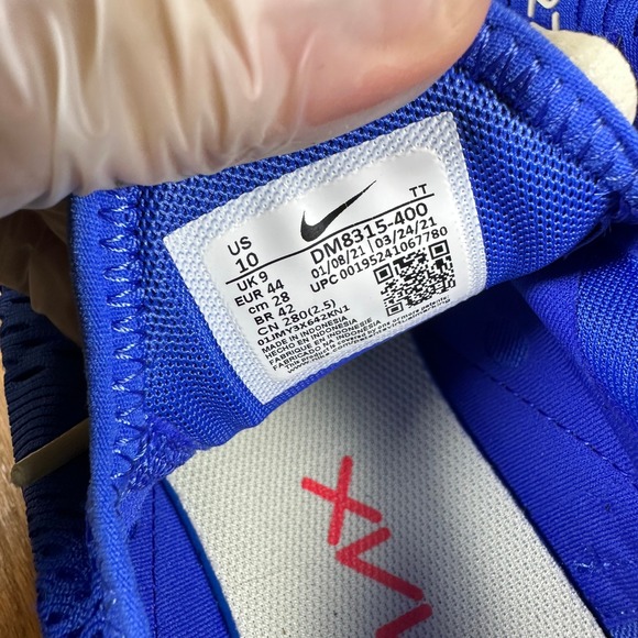 Nike Air Max 270 Men Shoes Blue Orange White Size 10 DM8315-400 Running Sneaker - Picture 7 of 8